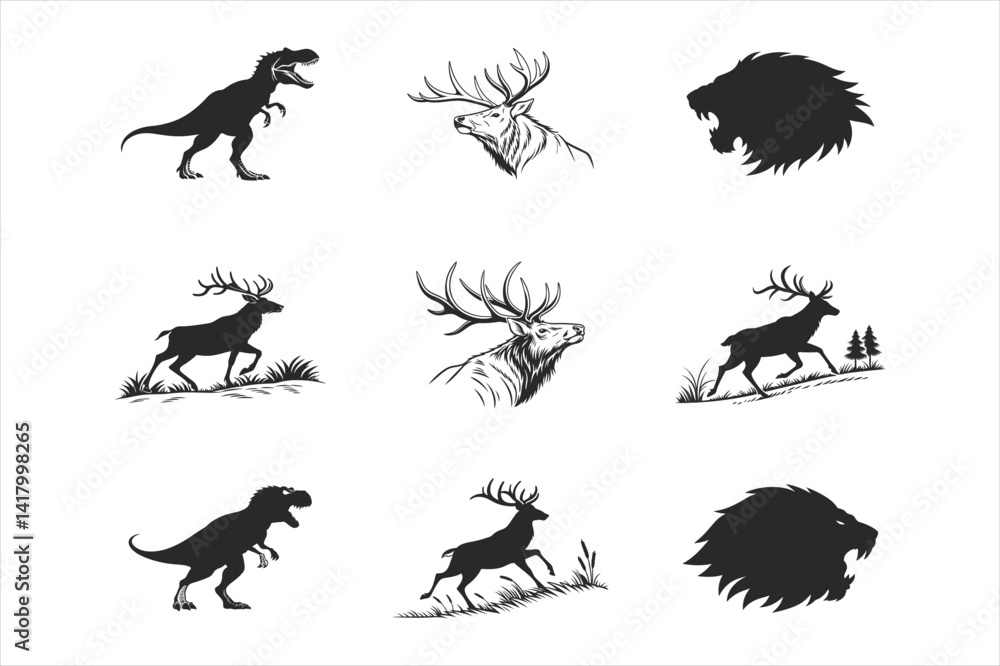 Naklejka premium animals