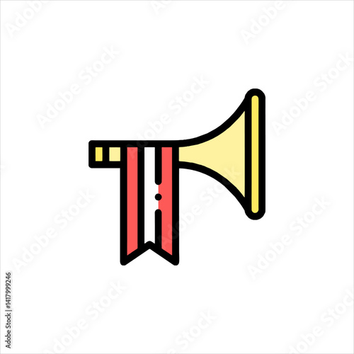 megaphone icon isolated on white