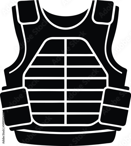 vector illustration of a house with a shield