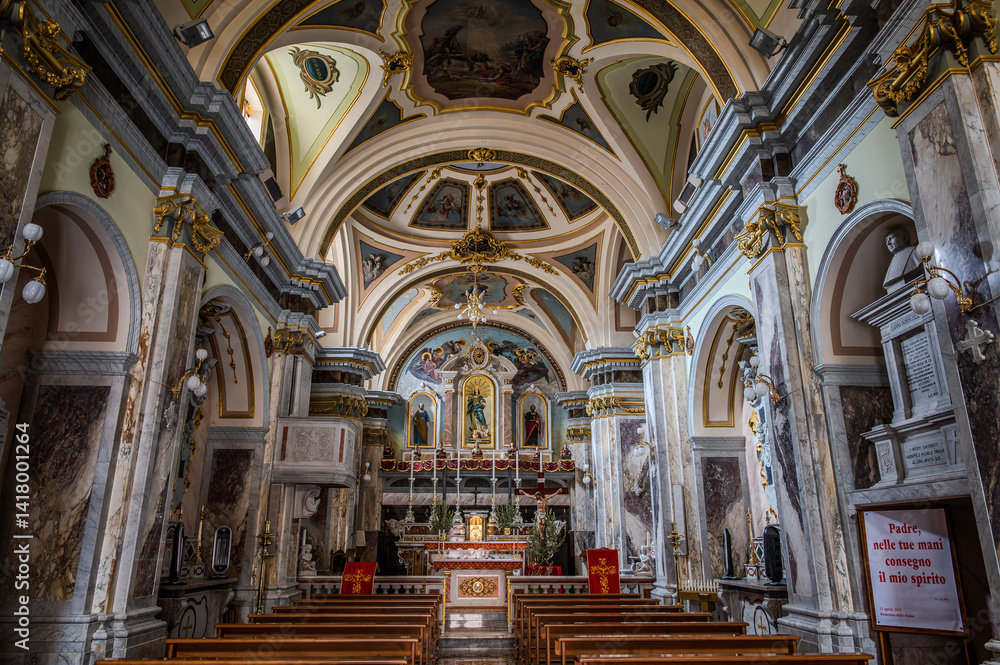 Fototapeta premium Frosolone, Molise. Church of San Pietro Apostolo 2025