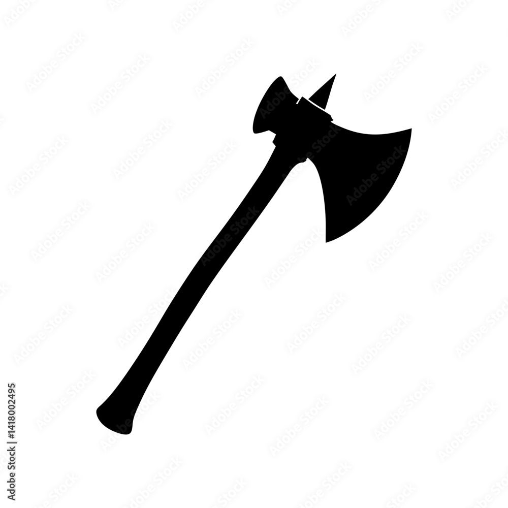 Axe Silhouette vector illustration Axe Silhouette vector illustration