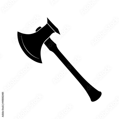 Axe Silhouette vector illustration