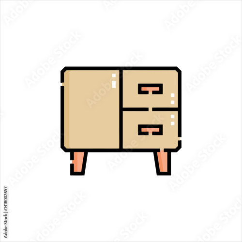vector illustration of furniture