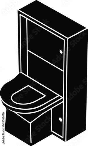 chest of drawers isolated