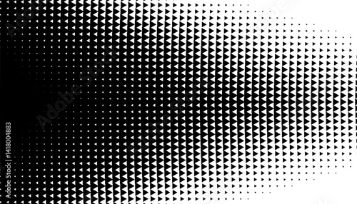 Black and white smooth transition pattern with triangle shape made sharp arrows effect. For sporty background and jersey design. Vector Format Illustration 