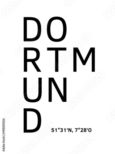 Dortmund und Koordinaten