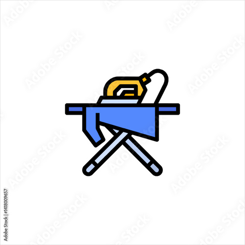 vector illustration of a saw