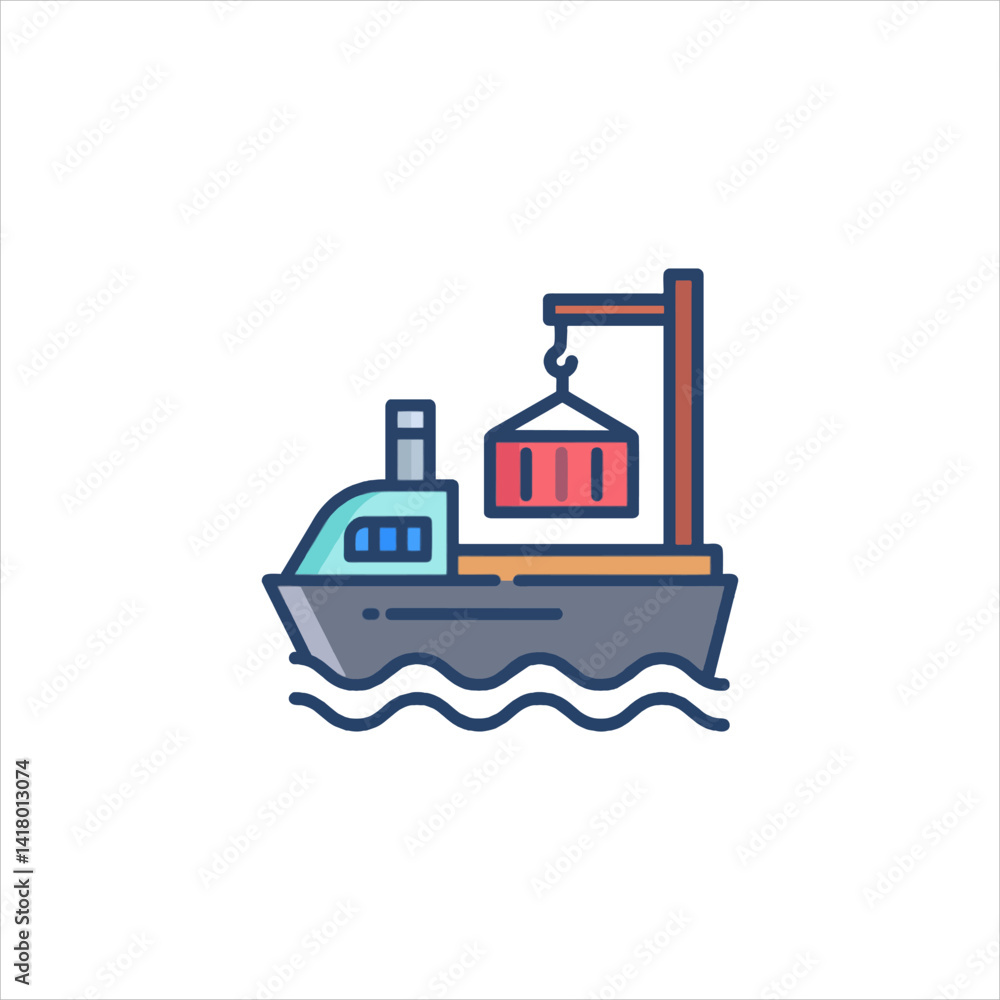 Obraz premium ship and sea