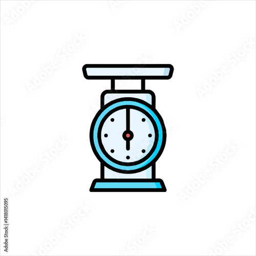 alarm clock on a white background