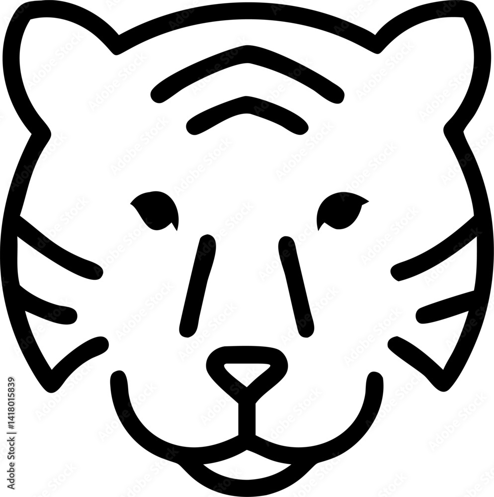 Obraz premium black cat with a smile