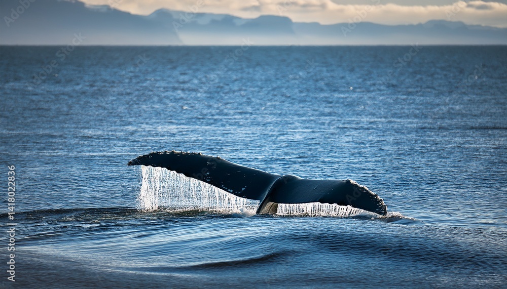 Fototapeta premium Humpback whale fin