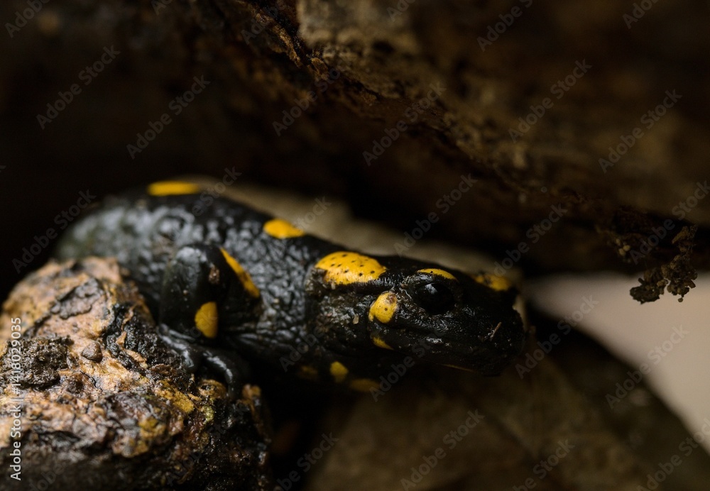 salamander on a rock salamander on a rock