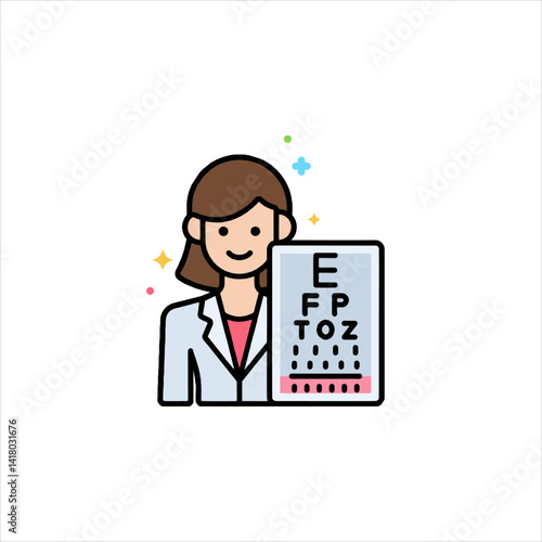 businessman with chart