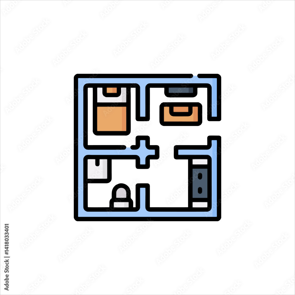 vector illustration of a computer icon vector illustration of a computer icon