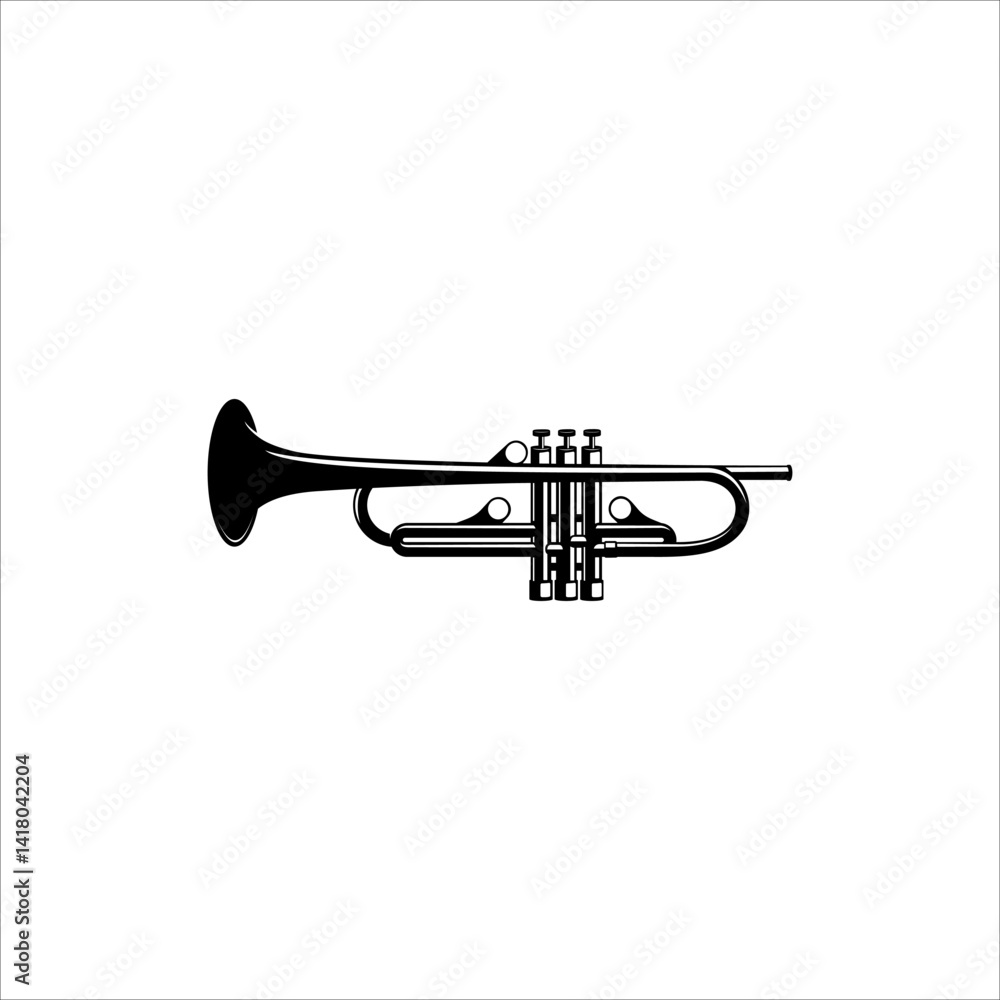 aerophone silhouette logo element