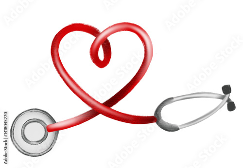 stethoscope and heart