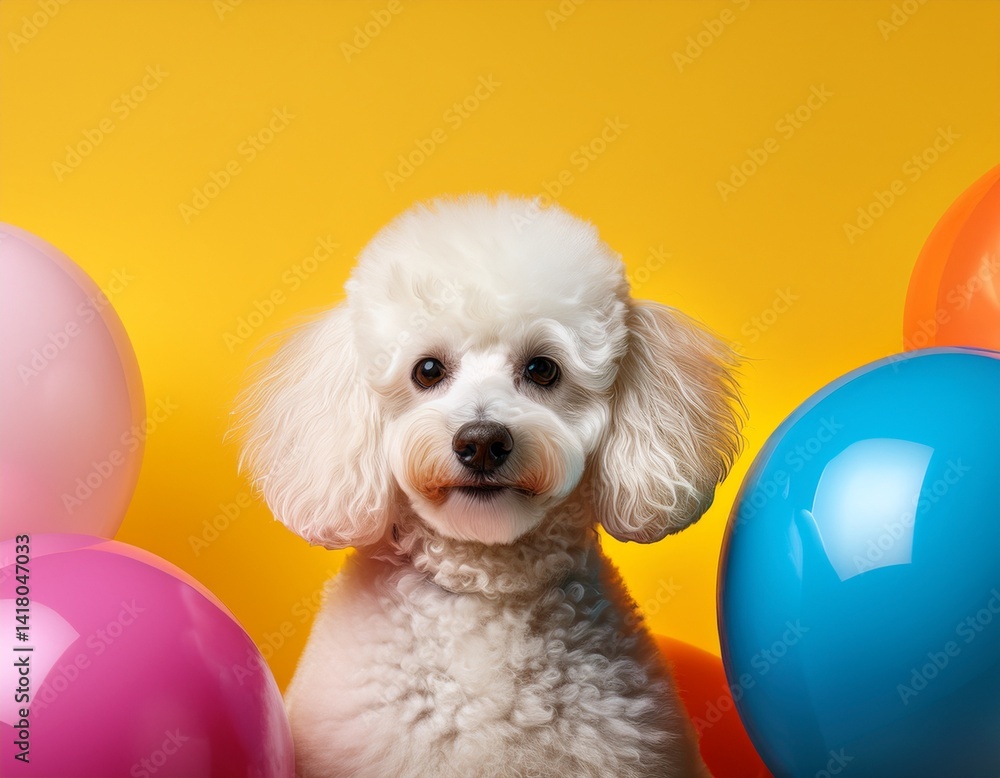 Zwischen Luftballons