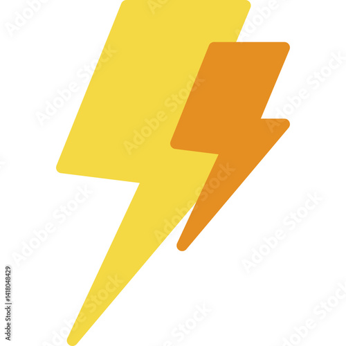 Electric Current single vector illustration icon