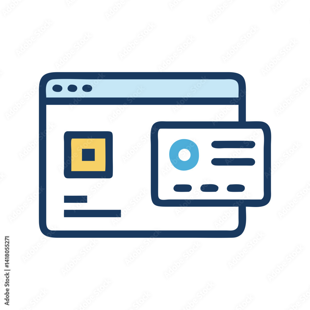 Credit Card with Data Icon Representing Online Payment and Digital Transaction Credit Card with Data Icon Representing Online Payment and Digital Transaction