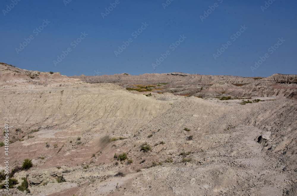 Sandstone Rock Hills in the Badlands Sandstone Rock Hills in the Badlands