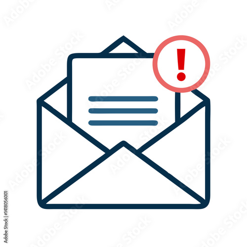 Email with Notification Icon Representing Order Confirmation and Digital Alerts