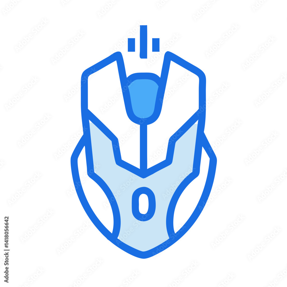 Gaming Mouse Icon Representing Precision Control and High-Performance Gaming Gaming Mouse Icon Representing Precision Control and High-Performance Gaming