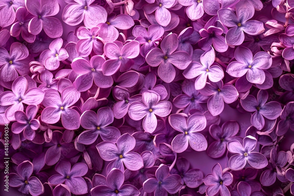 Purple lilac flowers as a background Syringa vulgaris. Generative AI Purple lilac flowers as a background Syringa vulgaris. Generative AI
