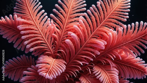 Coral-like plant cluster