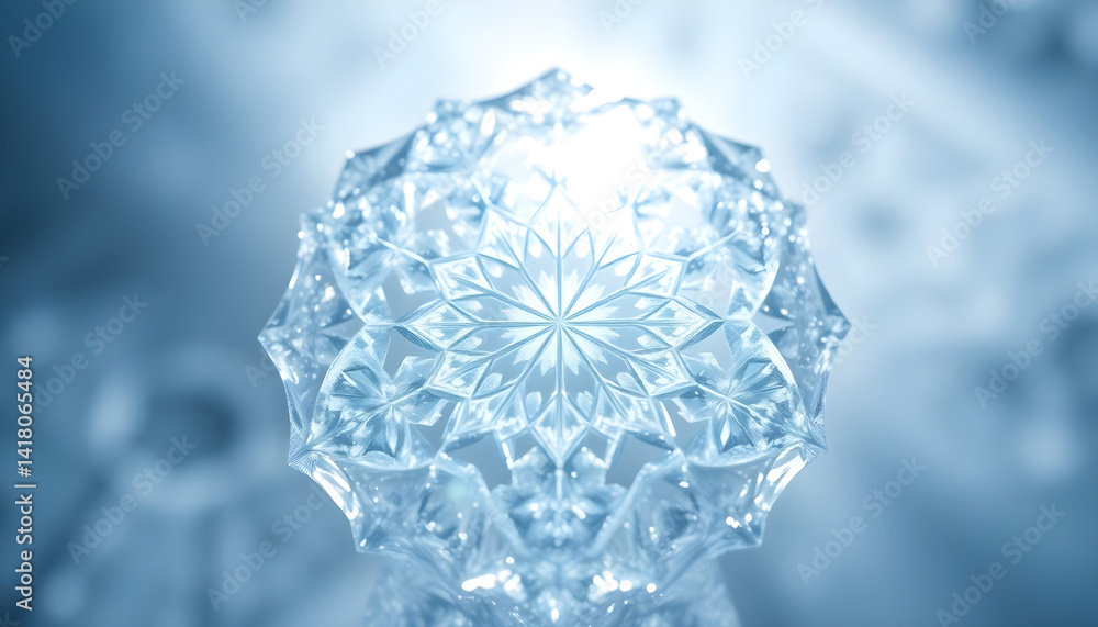 close up of a clear crystal object close up of a clear crystal object