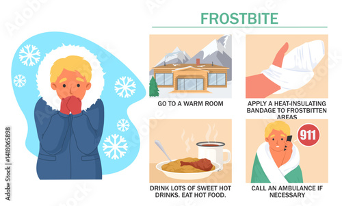 Kids can learn vital first aid techniques for frostbite in a fun way. The activities focus on warming, bandaging, nutritional comfort, and emergency calls.