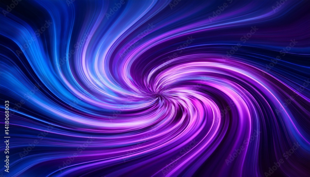 Fototapeta premium Abstract purple and blue swirl background