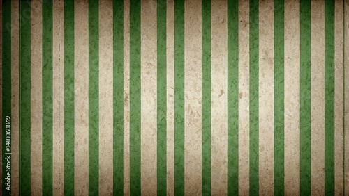 Vintage striped wallpaper design with a textured gray surface