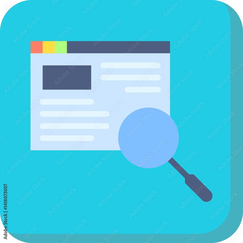 Job search single vector illustration icon Job search single vector illustration icon