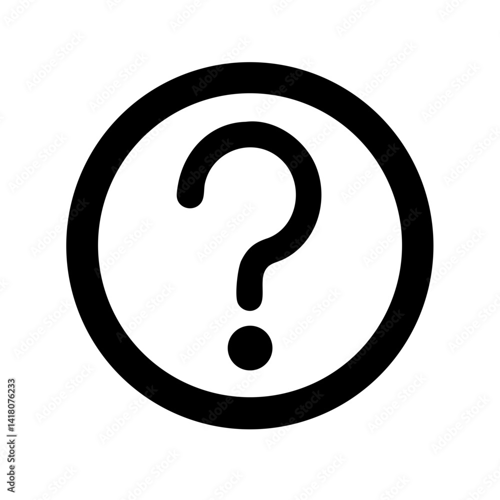 Question Alternative Icon Vector Illustration Question Alternative Icon Vector Illustration