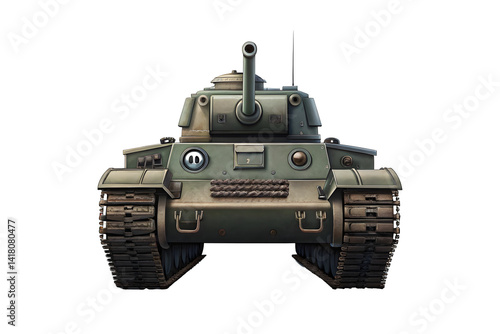 German Army Tank Leopard 2 Powerful Armored Vehicle.