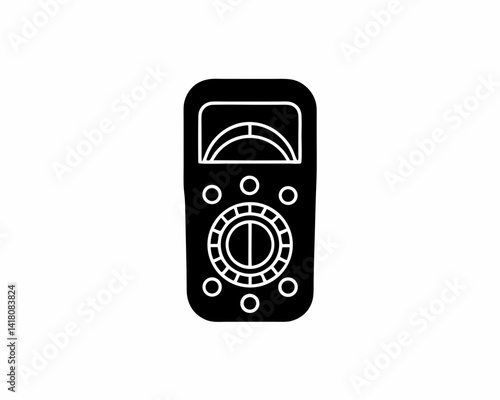 creative details multimeter icon vector illustration	