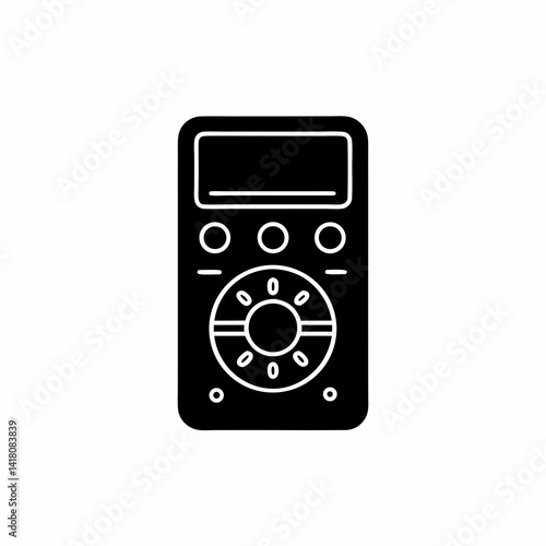 creative details multimeter icon vector illustration	