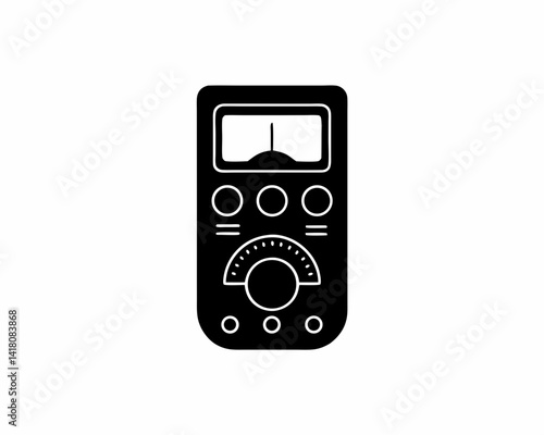 creative details multimeter icon vector illustration	