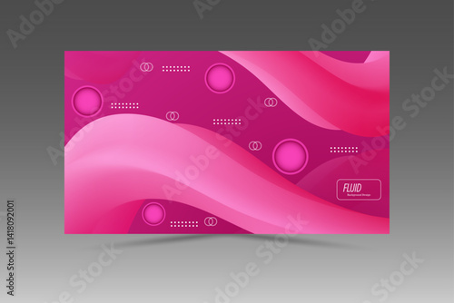 Abstract background, vector illustration with vector colorful gradient, trendy fluid background designs, futuristic banner.
