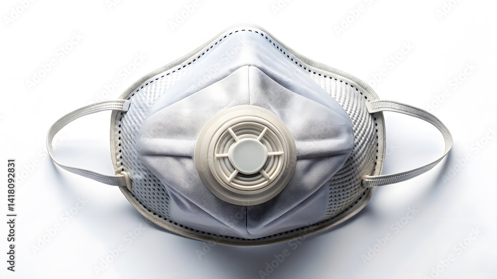 Naklejka premium Protective Respirator Mask