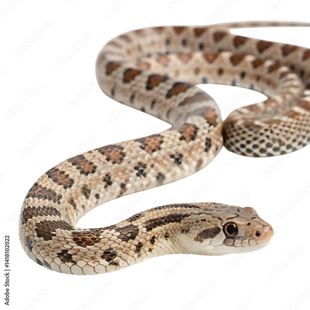 pine snake in Transparent Background Closeup of a Boa Constrictor Showing Detailed Scales and Pattern pine snake in Transparent Background Closeup of a Boa Constrictor Showing Detailed Scales and Pattern