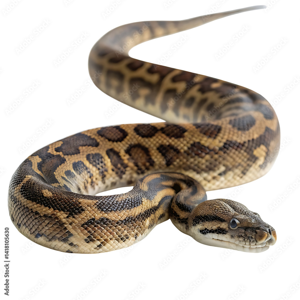 rock python in Transparent Background Closeup of a Boa Constrictor Showing Detailed Scales and Pattern rock python in Transparent Background Closeup of a Boa Constrictor Showing Detailed Scales and Pattern