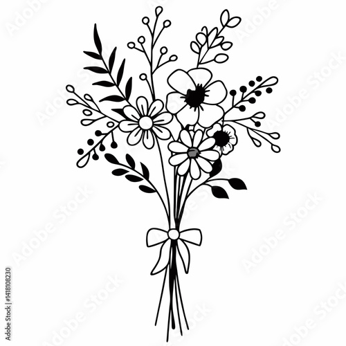 Wallpaper Mural bouquet of roses Torontodigital.ca