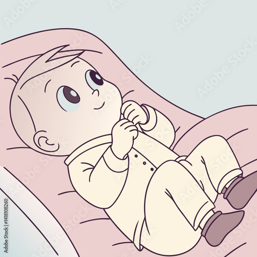 baby with a pacifier