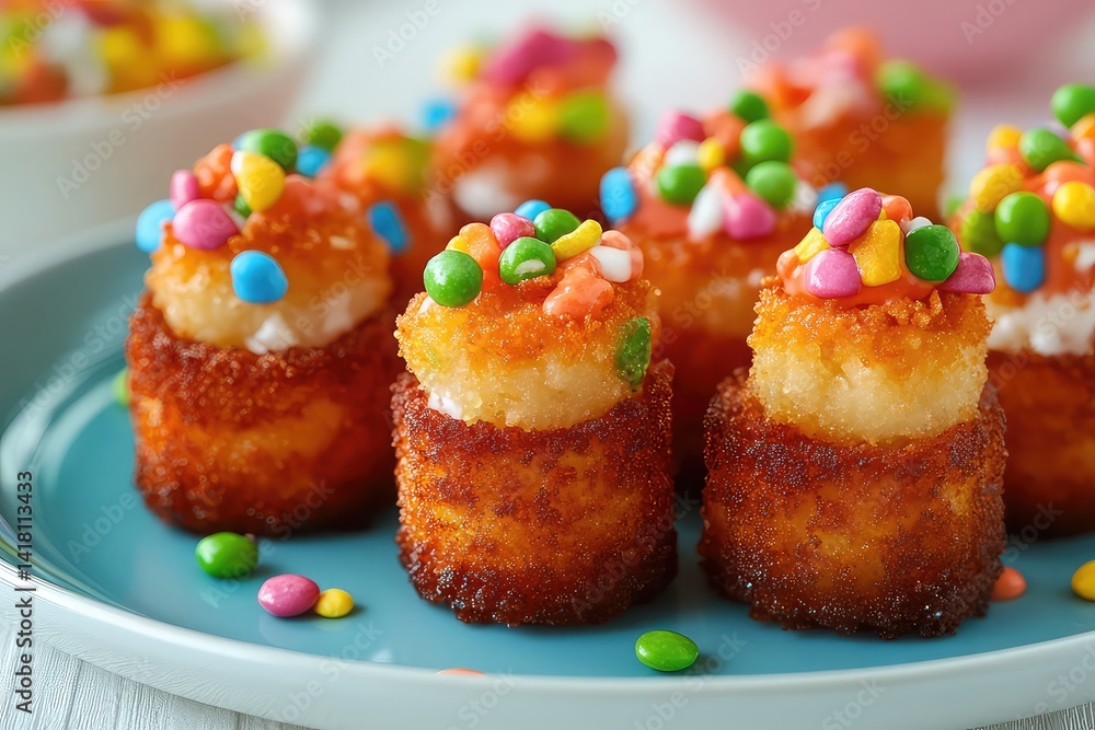 A fun and colorful presentation of nuggets A fun and colorful presentation of nuggets