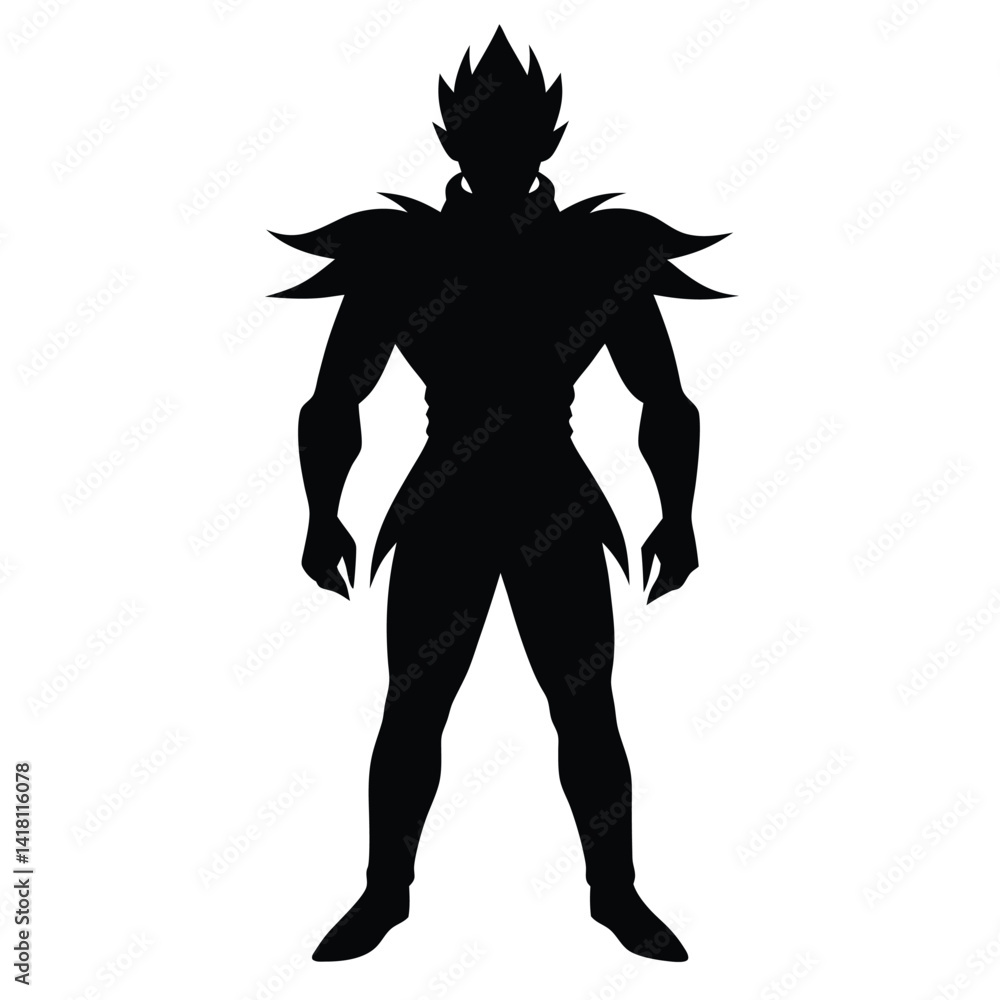 Guandao silhouette vector isolated on white background 