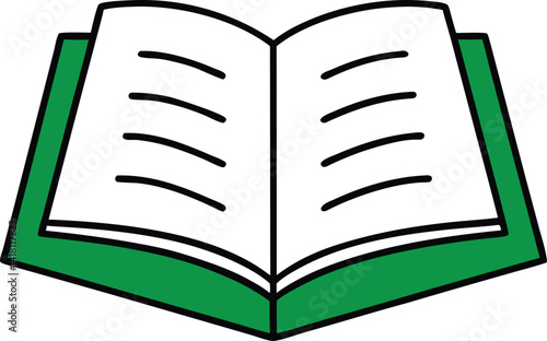 Cute vector illustration stack of books to read. World Book Day. Education concept. Design template with pile of open books. Book festival.