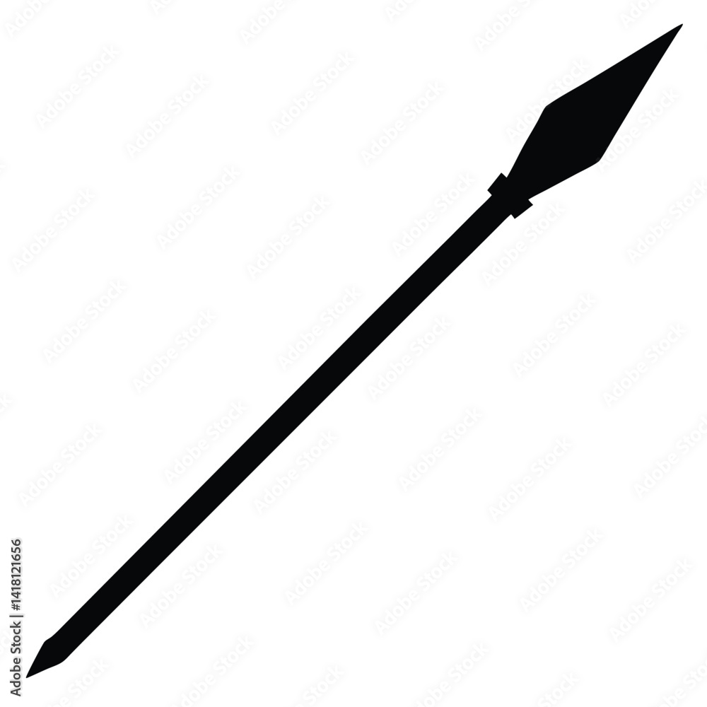 custom made wallpaper toronto digitalSpear silhouette vector isolated on white background