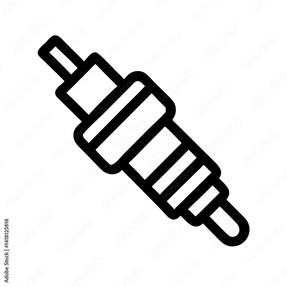 Spark Plug for Engine Ignition Icon Design Spark Plug for Engine Ignition Icon Design
