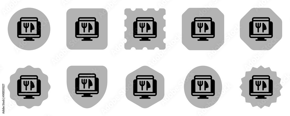 Editable online order, computer, website vector icon. Part of a big icon set family. Perfect for web and app interfaces, presentations, infographics, etc Editable online order, computer, website vector icon. Part of a big icon set family. Perfect for web and app interfaces, presentations, infographics, etc